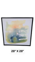 Affordable Abstract Canvas Décor | 28x28 Watercolor Artwork