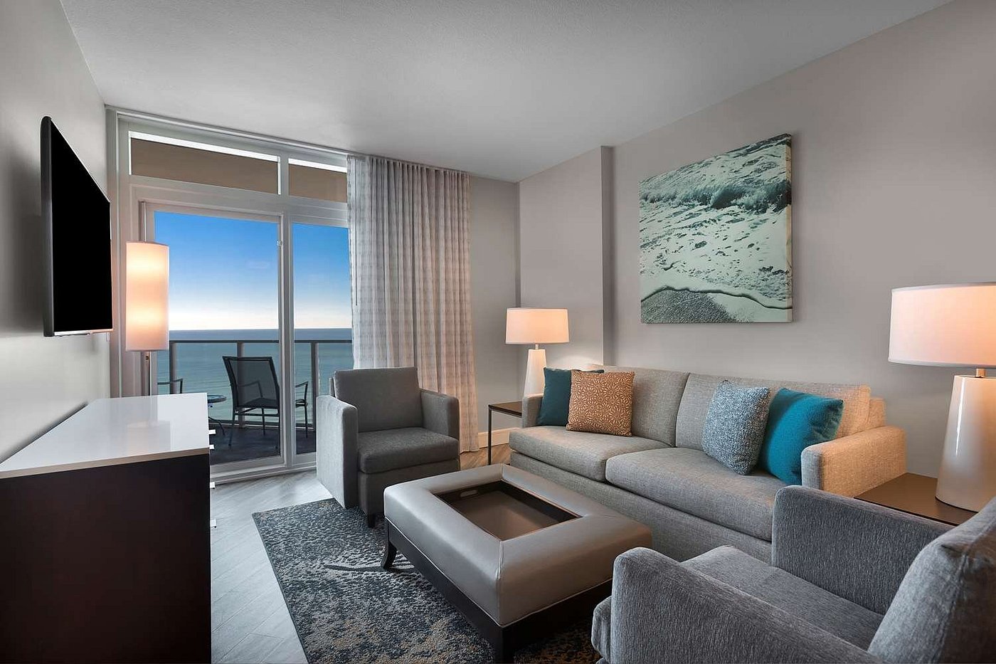 Hilton Grand Vacations additional furniture available – sleeper sofas, credenzas, dining tables and chairs from hotel liquidation