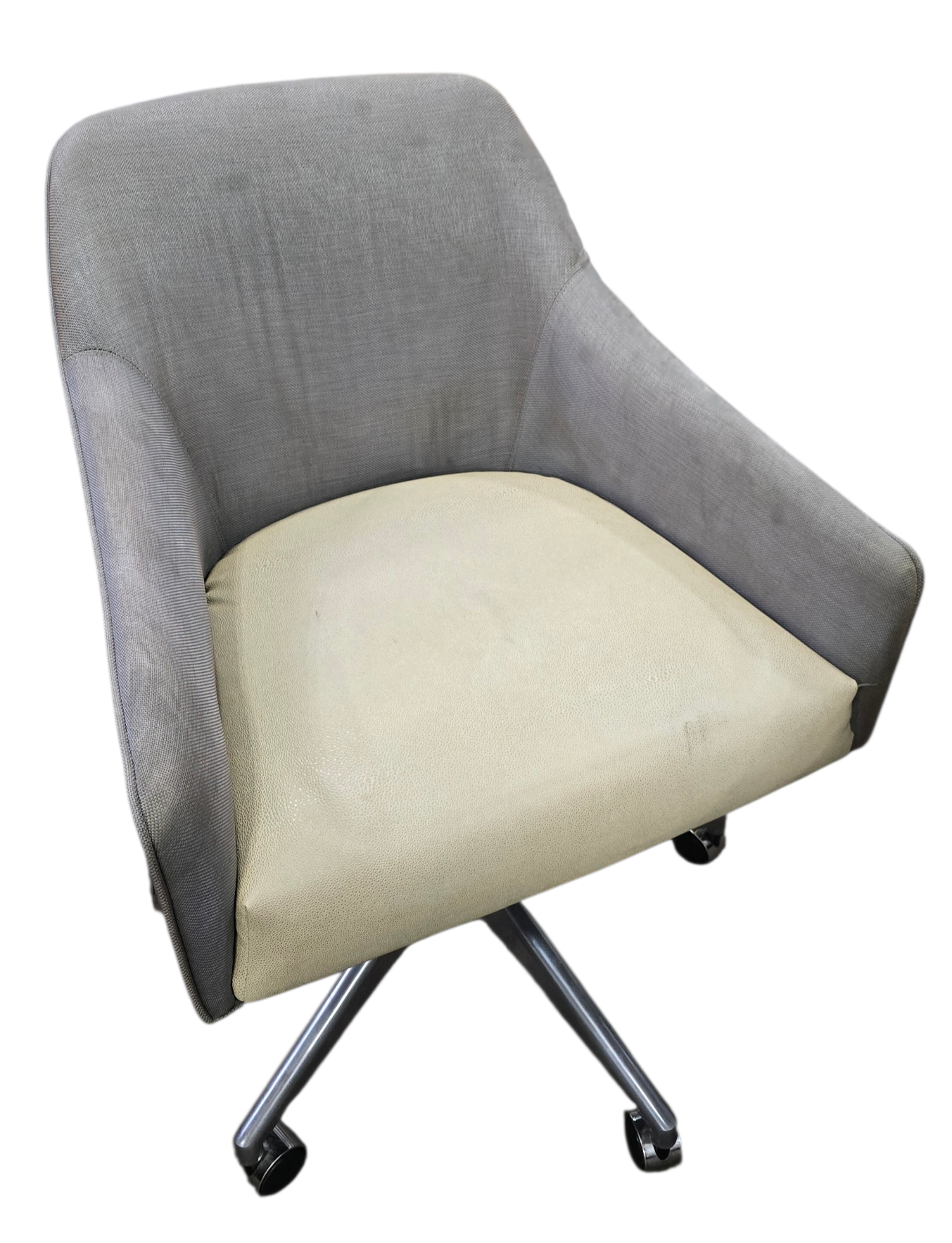 Light Gray Swivel Office Chair