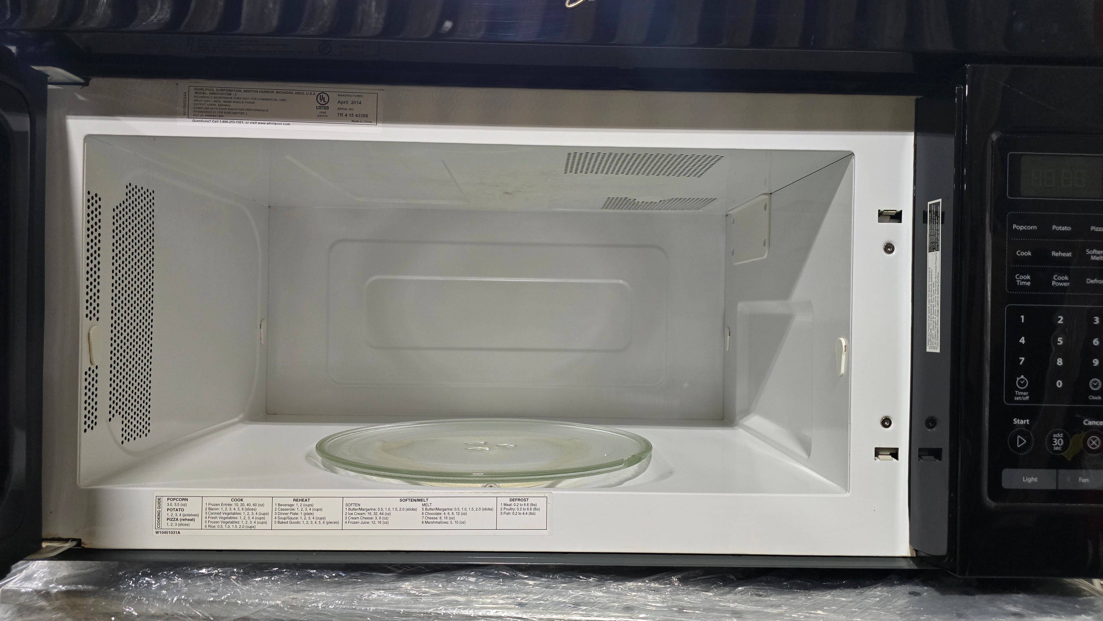 Used over the range microwaves near me