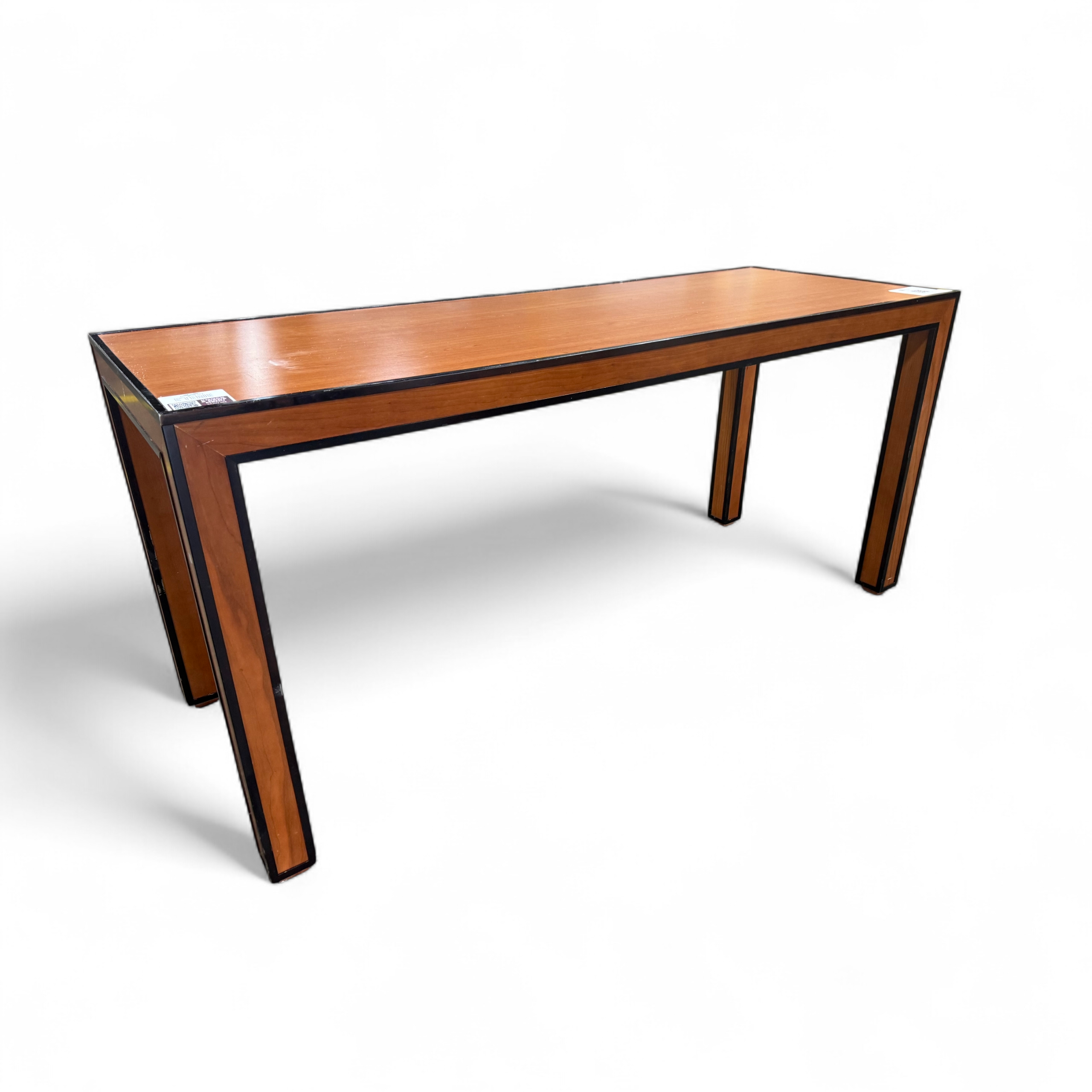 SHL front view of basic writing desk measuring 54 x 29 x 30.5, used and in good condition