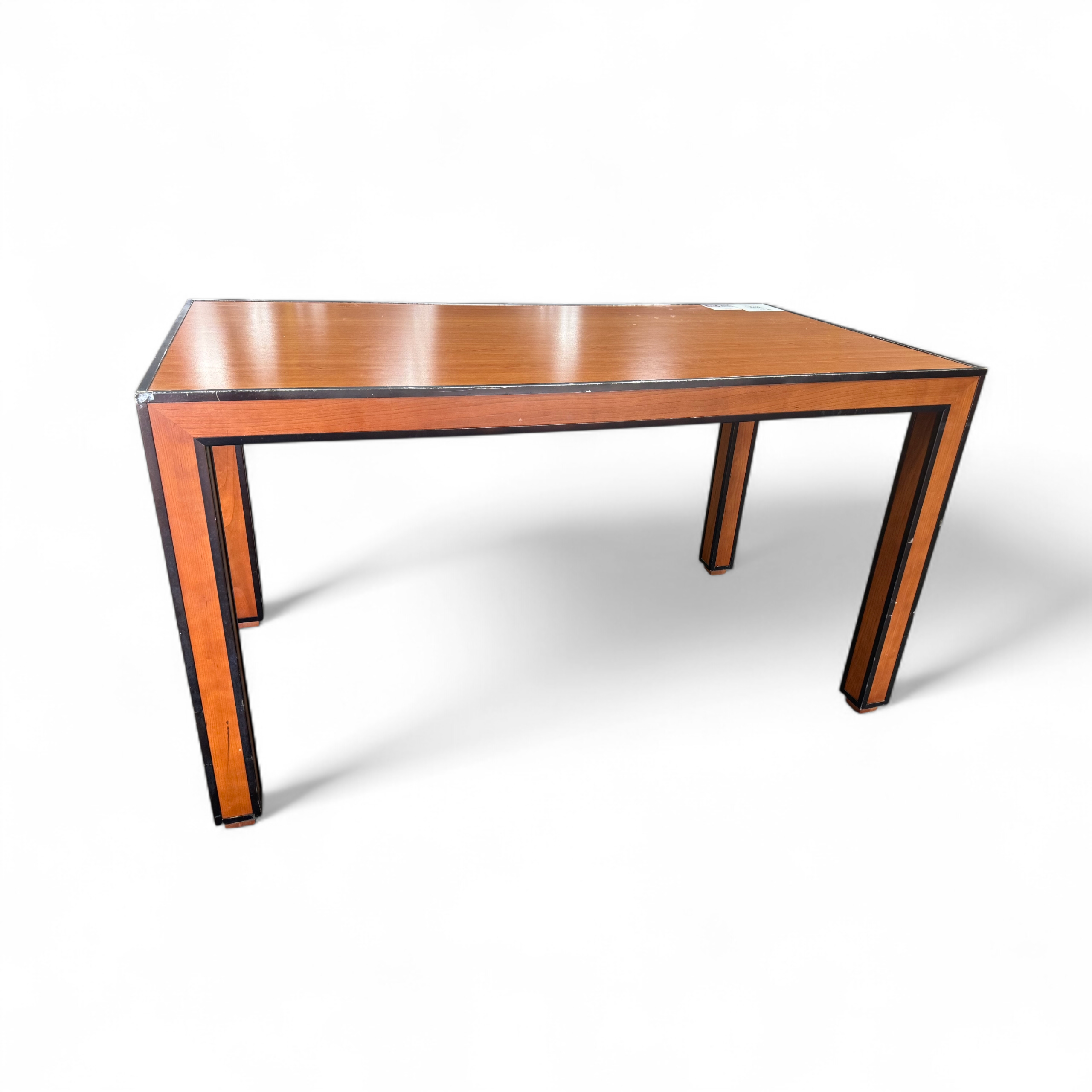 SHL front view of basic writing desk measuring 65 x 24 x 30.5, used and in good condition