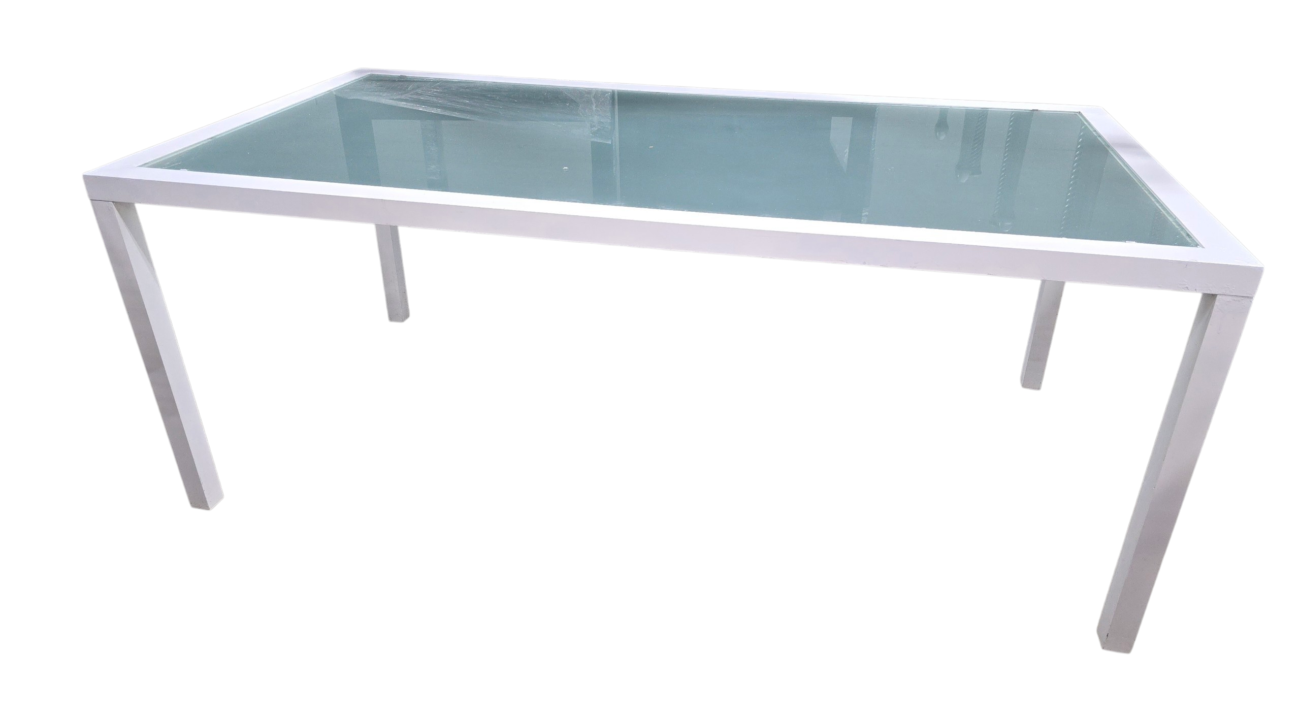 Contemporary outdoor table used and in good condition