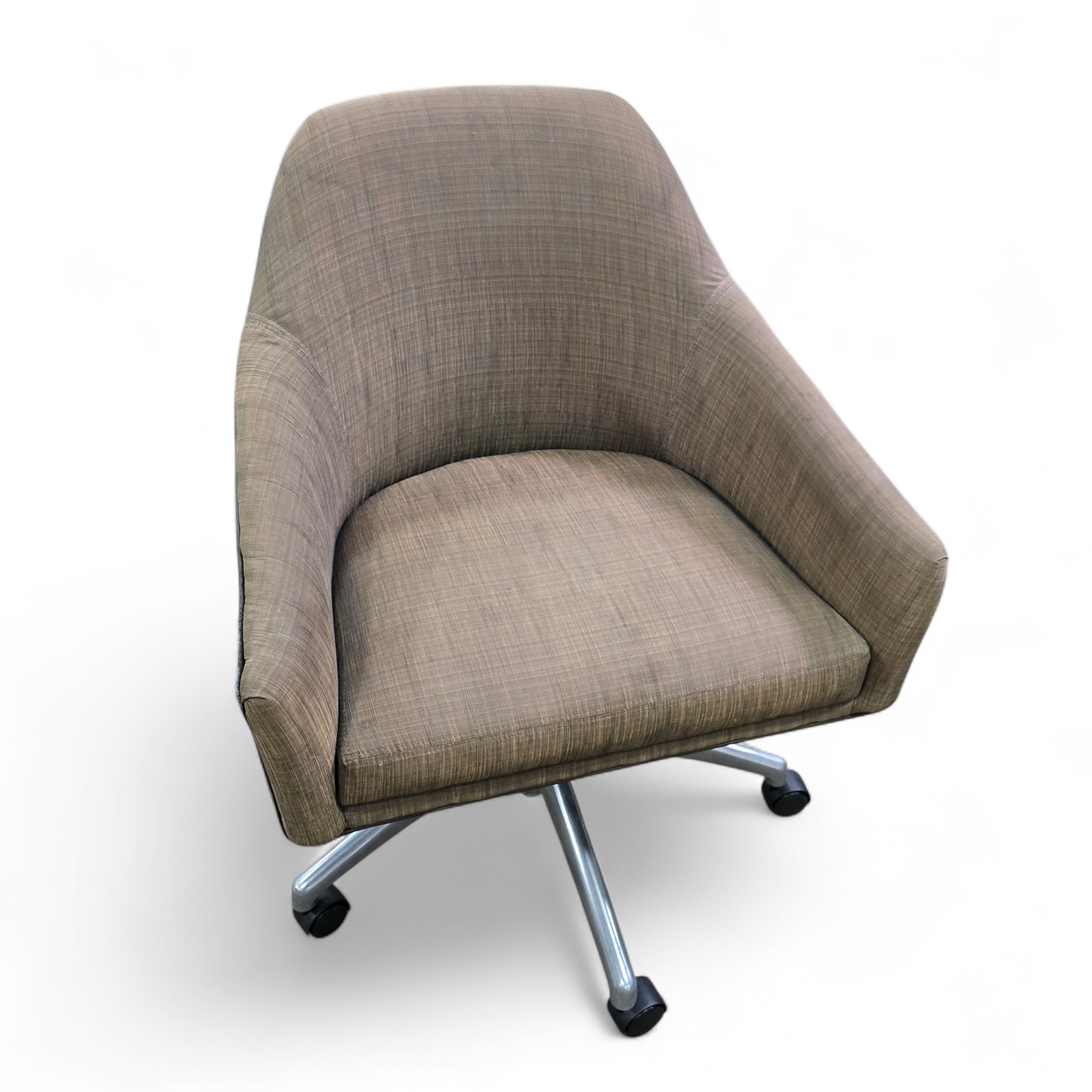 SHL front view of rolling office chair, used and in good condition