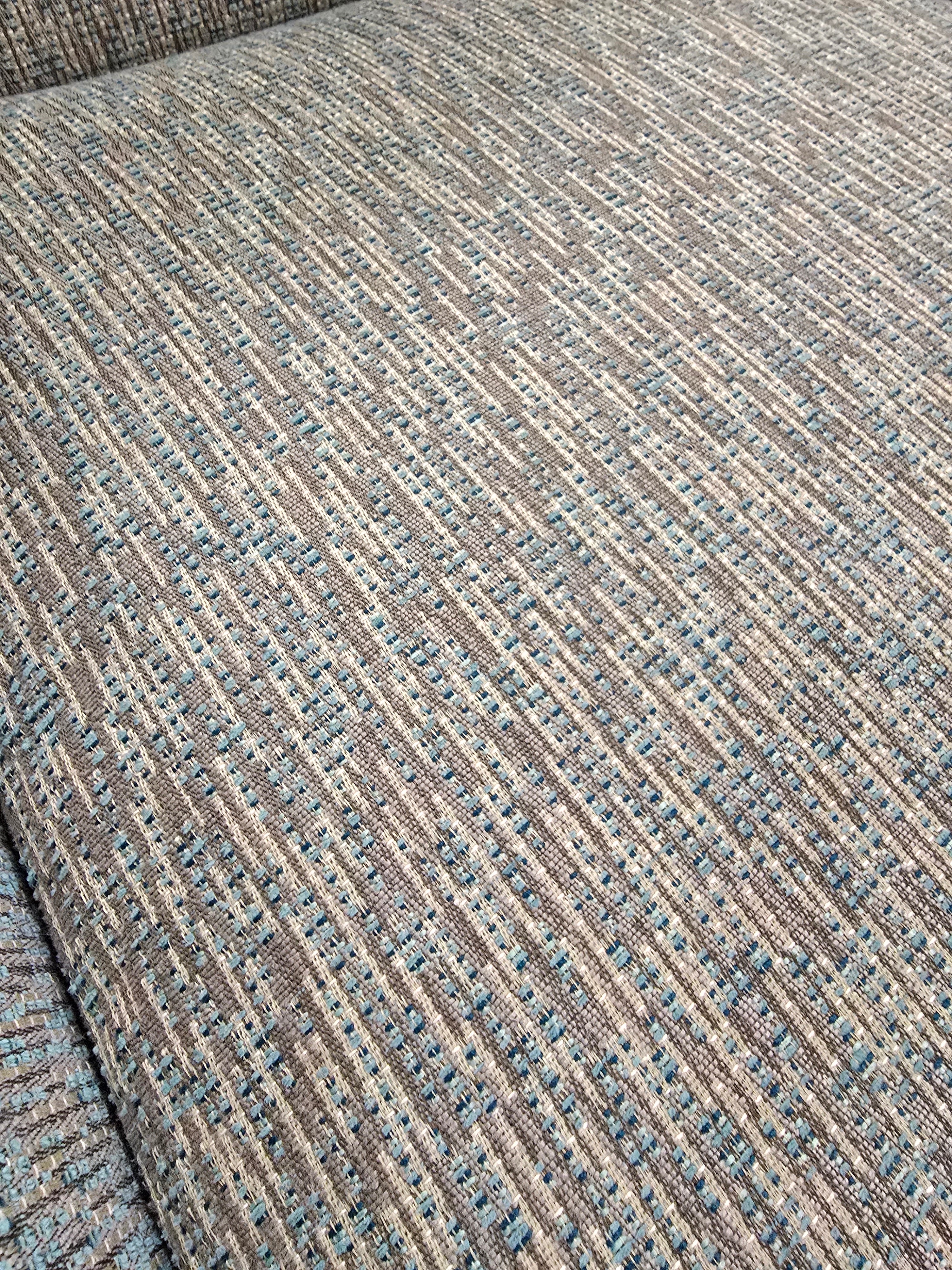 Close-up of textured fabric upholstery detail