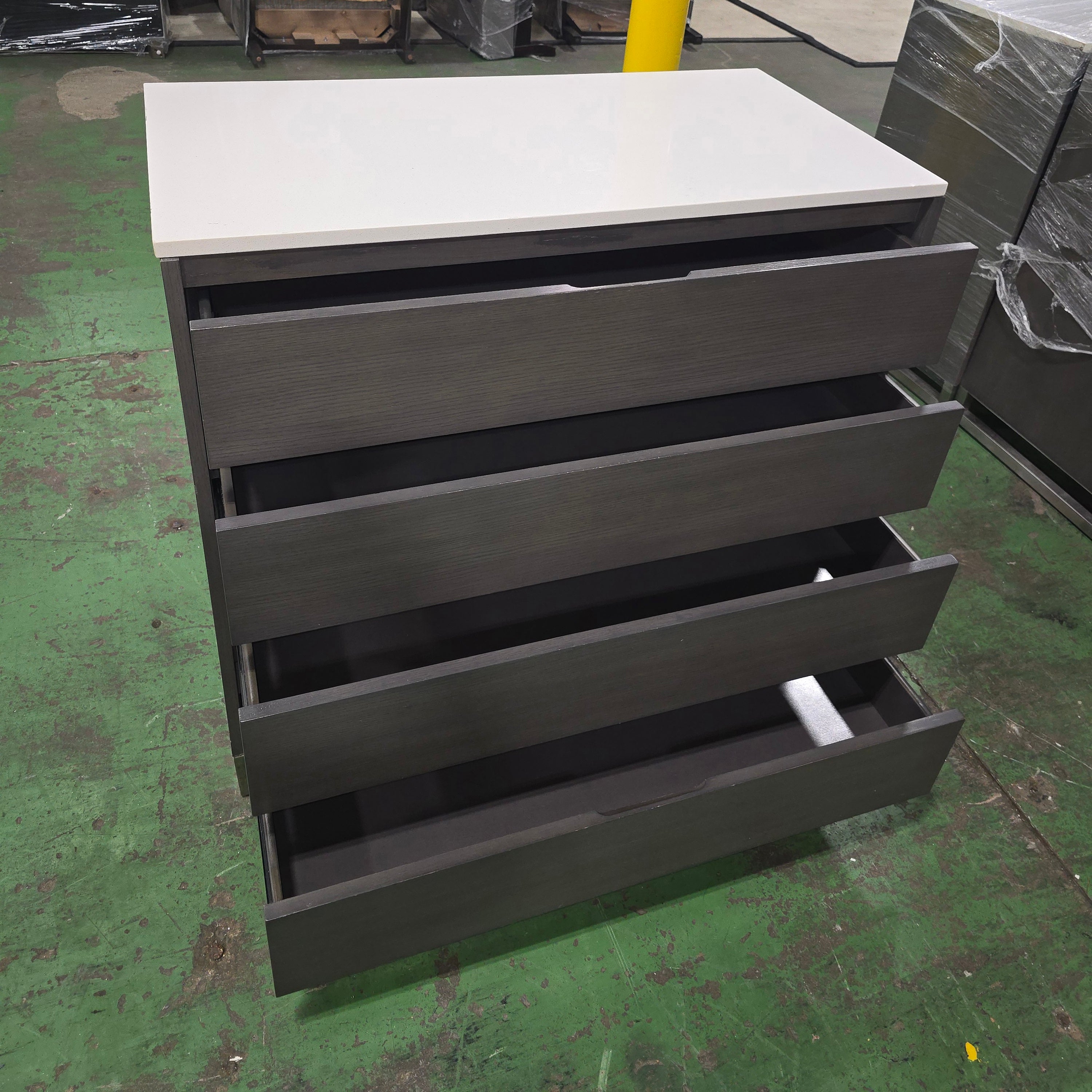 Used gray dresser for bedroom or guest room