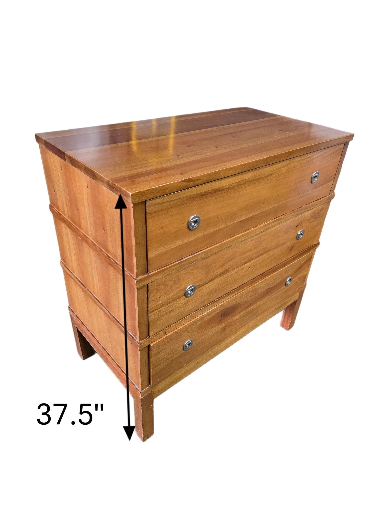 Nightstand, Drawers, Chest, Dresser, two, Brown, safe, cream, X, legs, SHL, Southern, Hospitality, Liquidation, Cartersville, Georgia, Ga, three