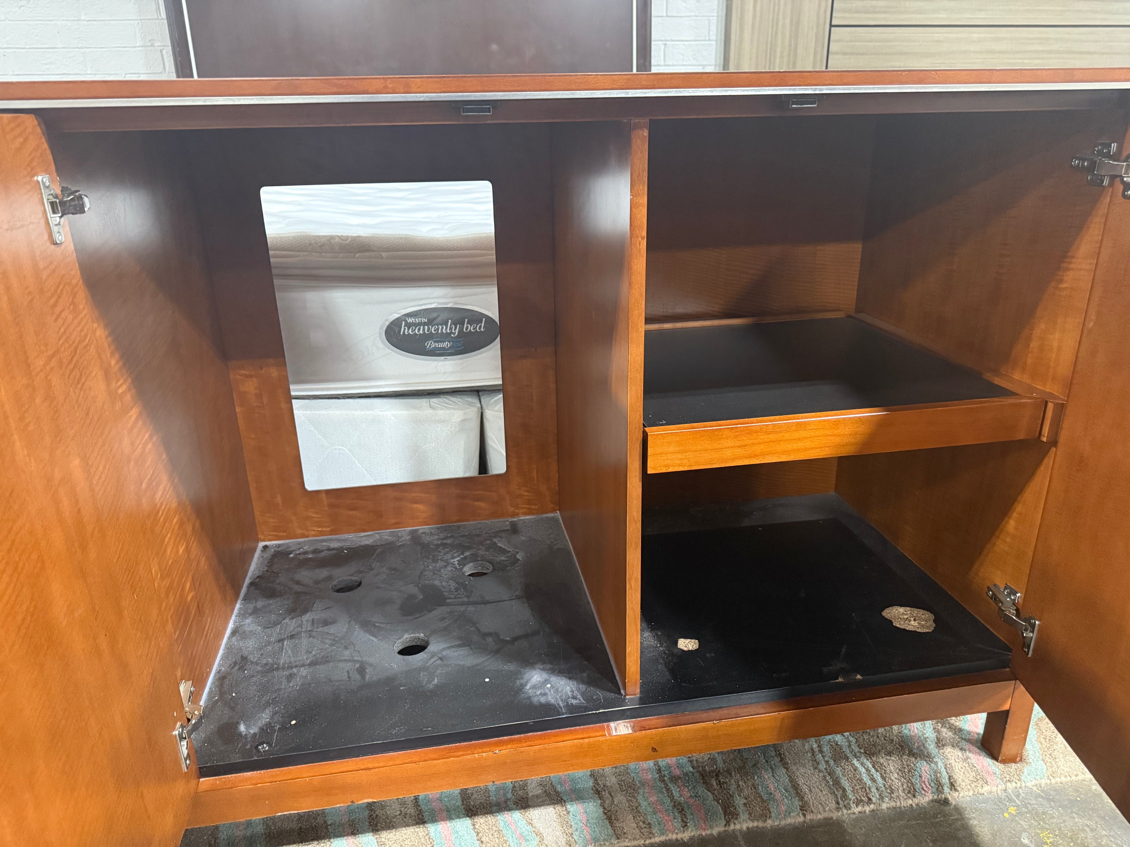 Hotel-grade Fairmont Designs 3-Drawer Dresser styled in a bedroom setting, repurposed eco-friendly furniture.