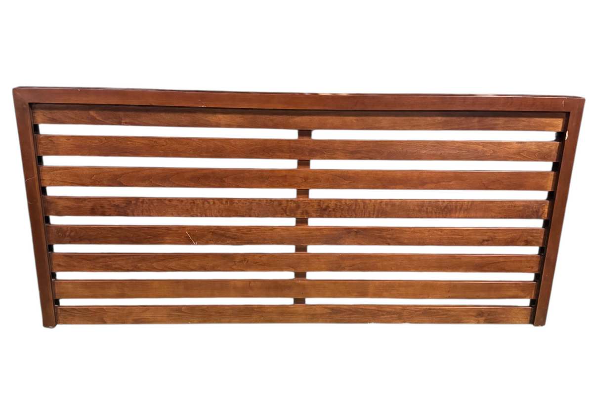 Slatted Wood King Headboard