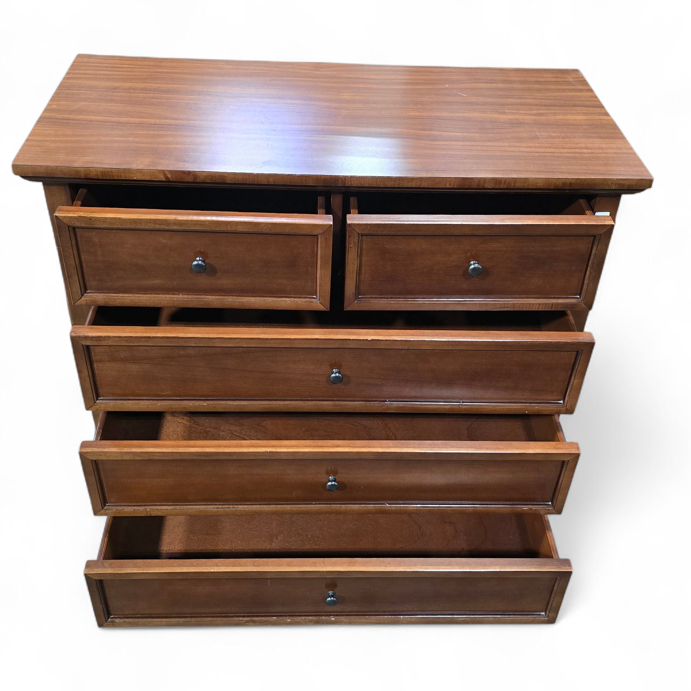 SHL drawer detail of Dillon 5-drawer dresser, used and in good condition