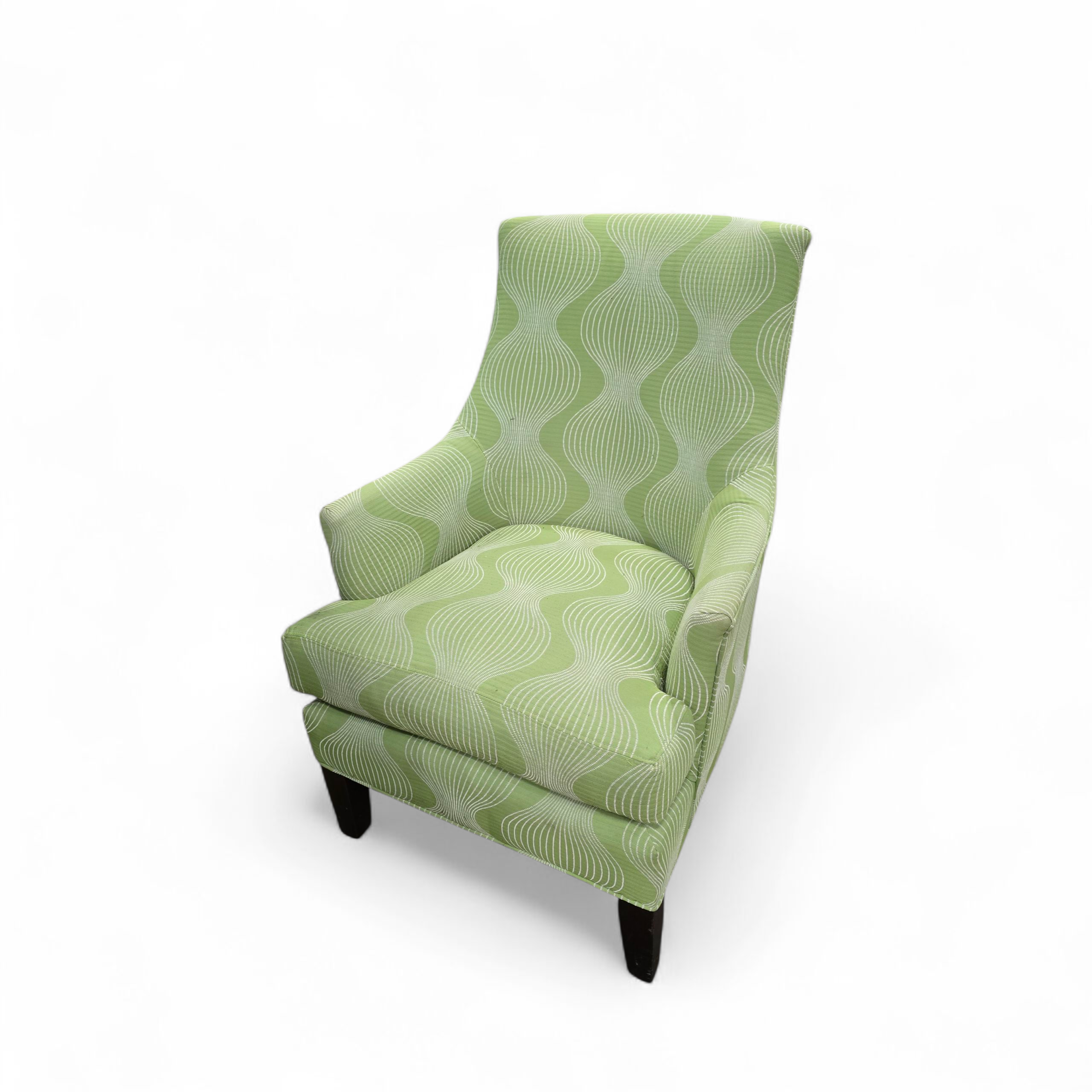 SHL Kellex lime green accent chair – used and in good condition