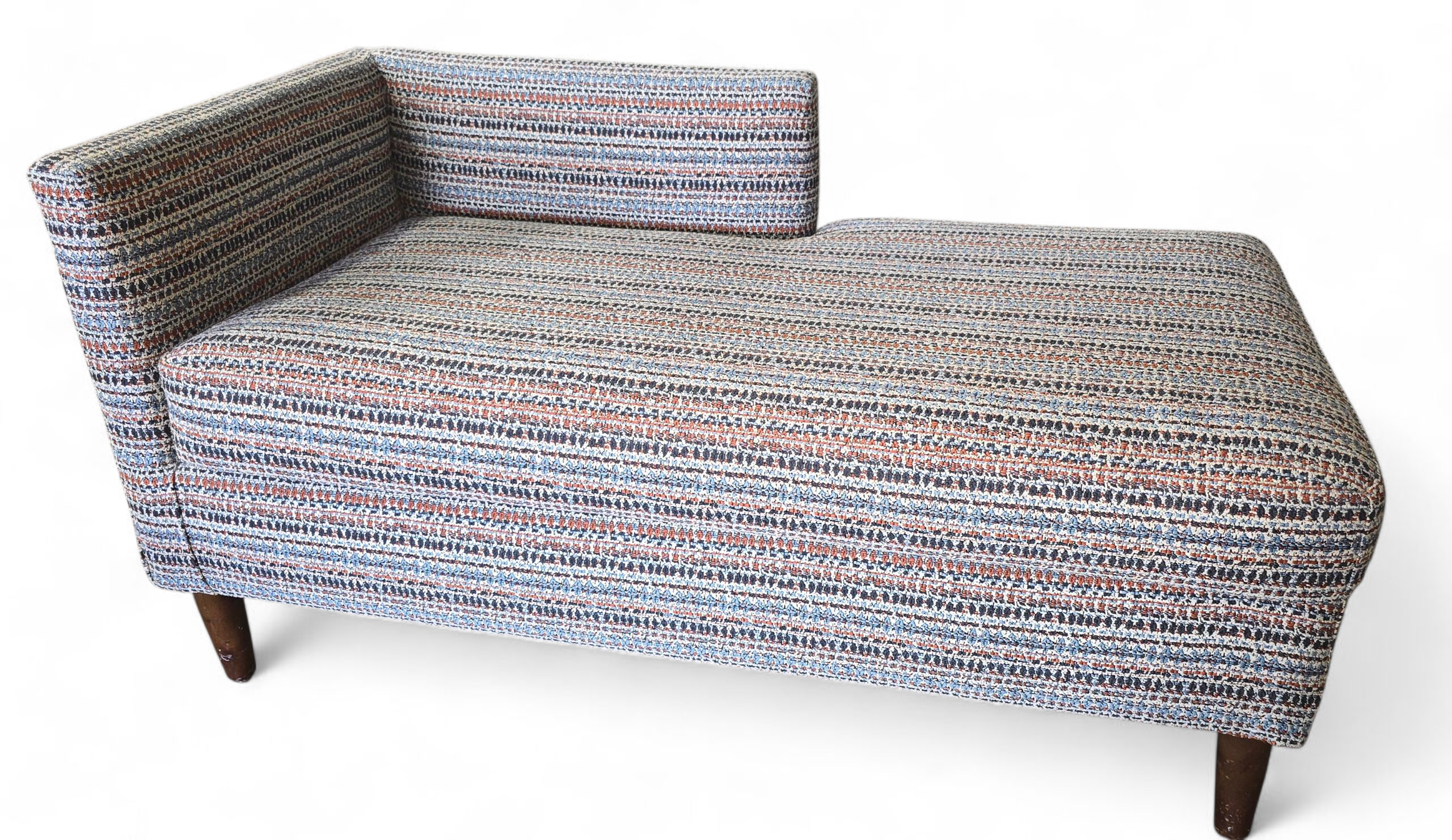 SHL multi-color textured chaise lounge, used, very good condition