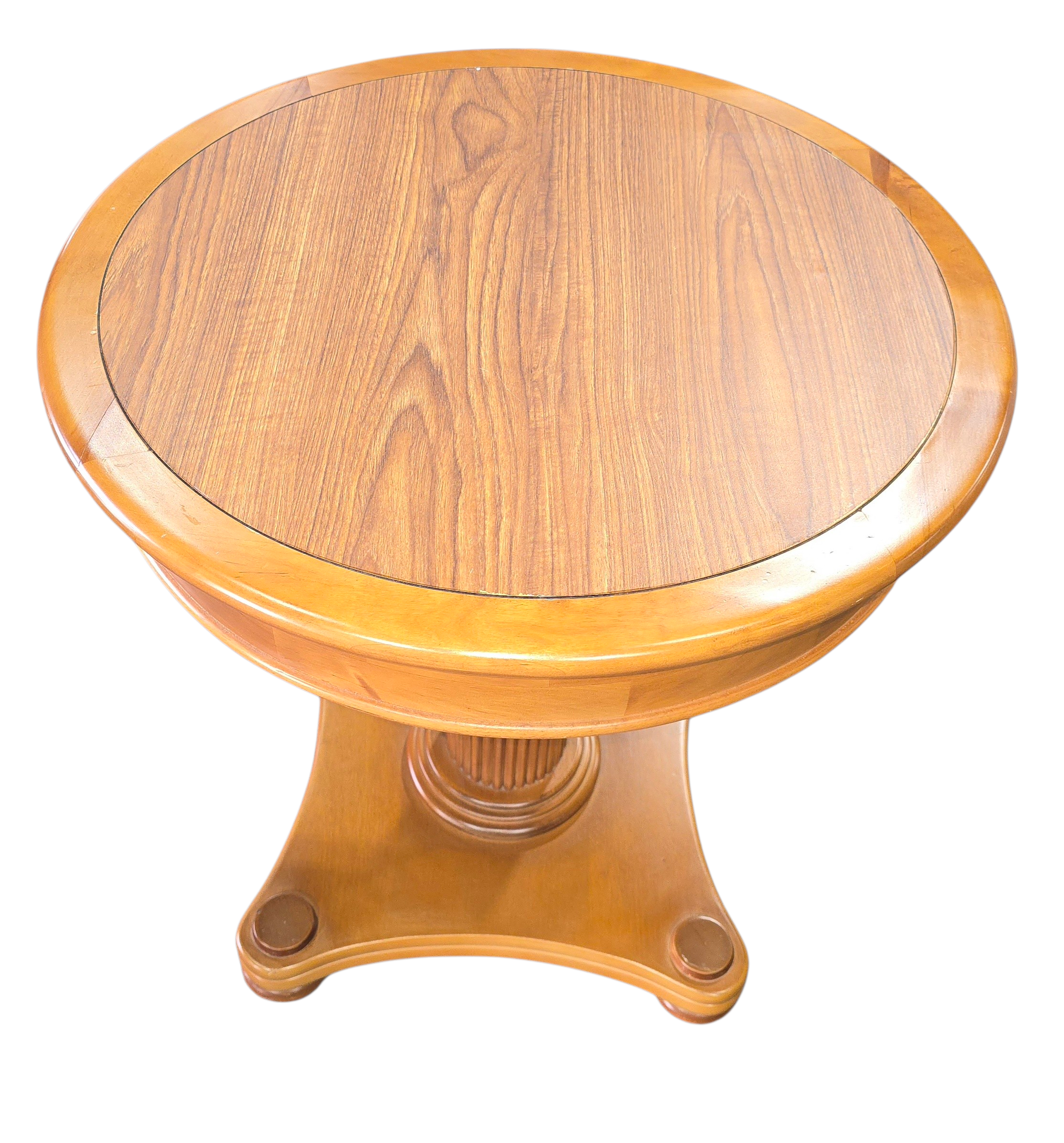 Pedestal Side Table