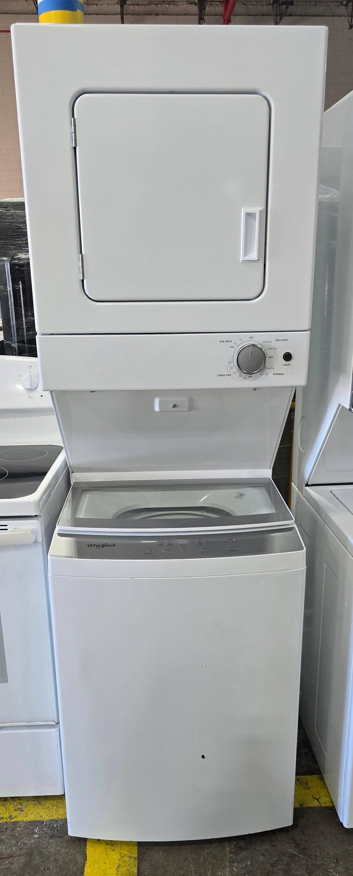 Whirlpool stacked washer dryer from upscale resort, great condition 2022 model