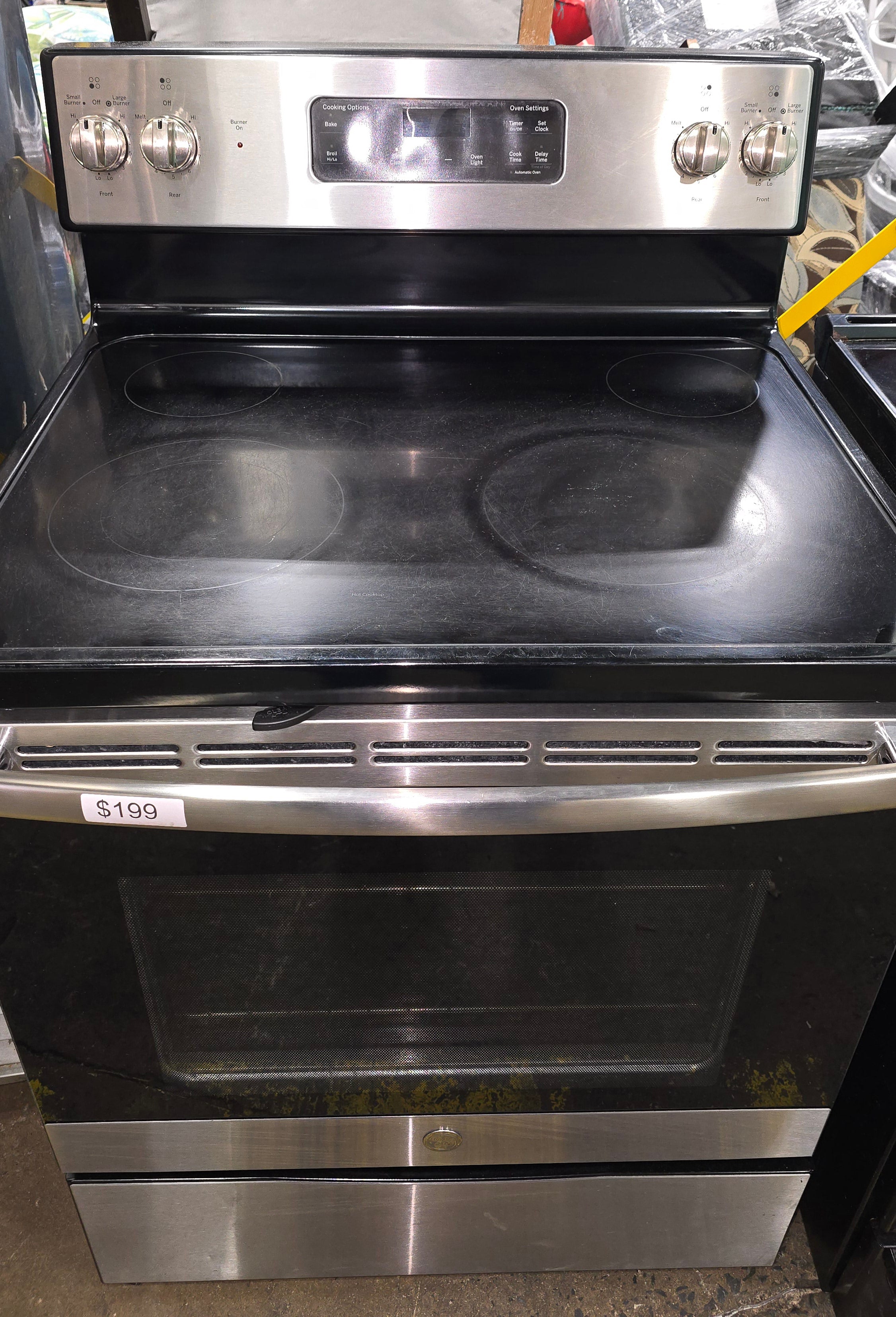 GE Glass Top Stove