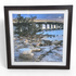 20 x 20 framed Destin Bridge Florida art print, used and in good condition