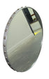 28 inch round silver mirror with modern frame, available at Southern Hospitality Liquidation in Cartersville GA