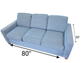 Sleeper, Sofa, Beige, Cartersville, SHL, Patterned, Queen, Southern, Hospitality, Liquidation, Used, Liquidators, Hotel, Furniture, North, Georgia, Full, Blue, Turquoise