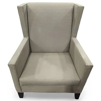 Beige Wingback Armchair