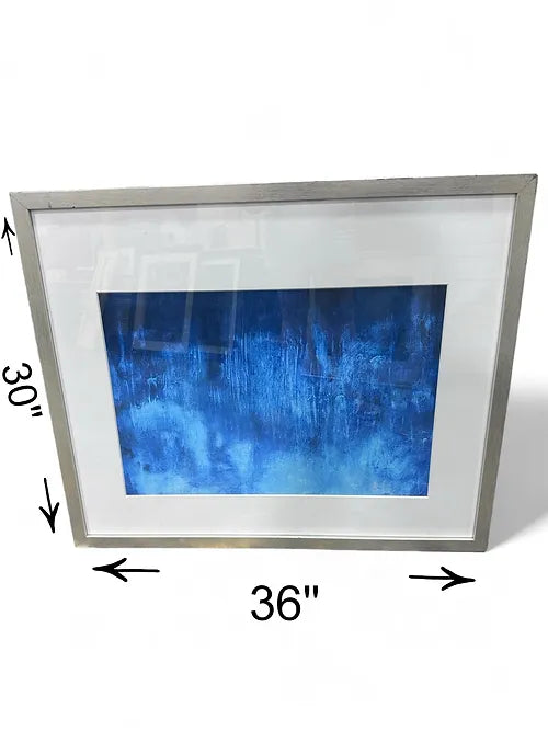 36 X 30 Shades of Blue Art