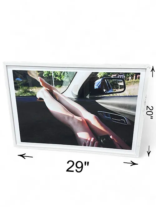 29 X 30 Leg Photo with White Frame