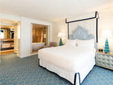 Front view of EAU Resort hotel furniture package featuring luxury guest room furniture available through Southern Hospitality Liquidation.