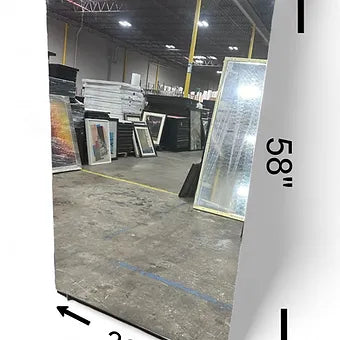 36" x 58" Floating Mirror used located in Cartersville Georgia.
