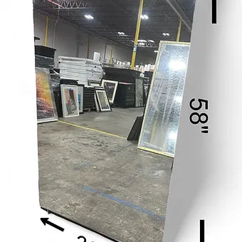 36 X 58 Floating Wall Mirror