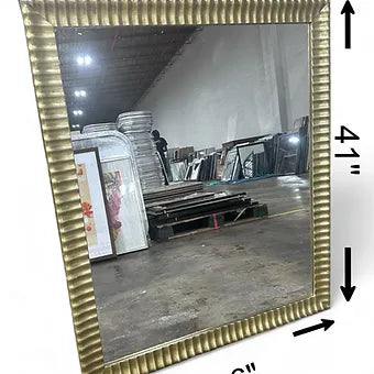 36 X 41 Gold Decorative Wall Mirror