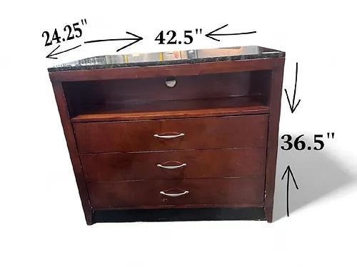 Granite Top TV Dresser