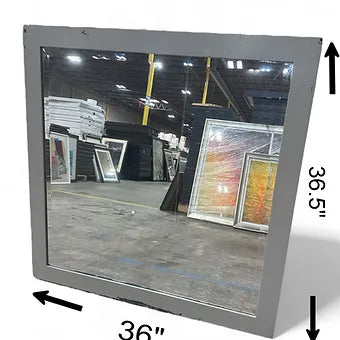 36 X 36.5 Grey Mirror