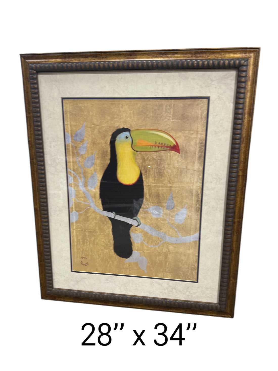 Tropical Toucan Framed Wall Art – 28" x 34"