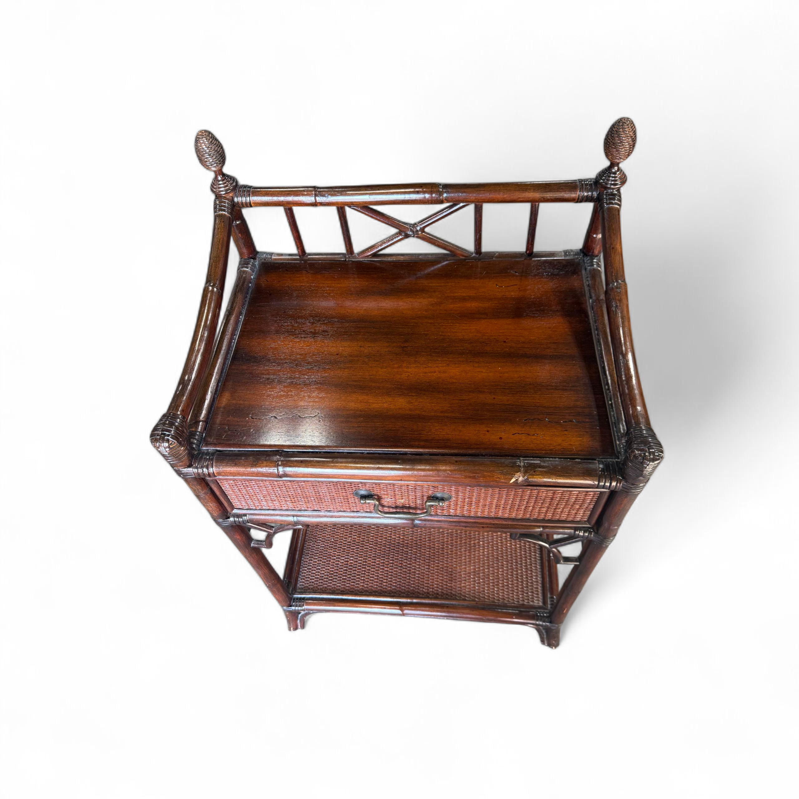 Decca Rattan Accent Table