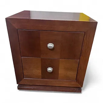 Small 2 Drawer Nightstand