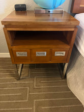 Used Wooden Nightstand with One Drawer Used Located Near Atlanta Georgia