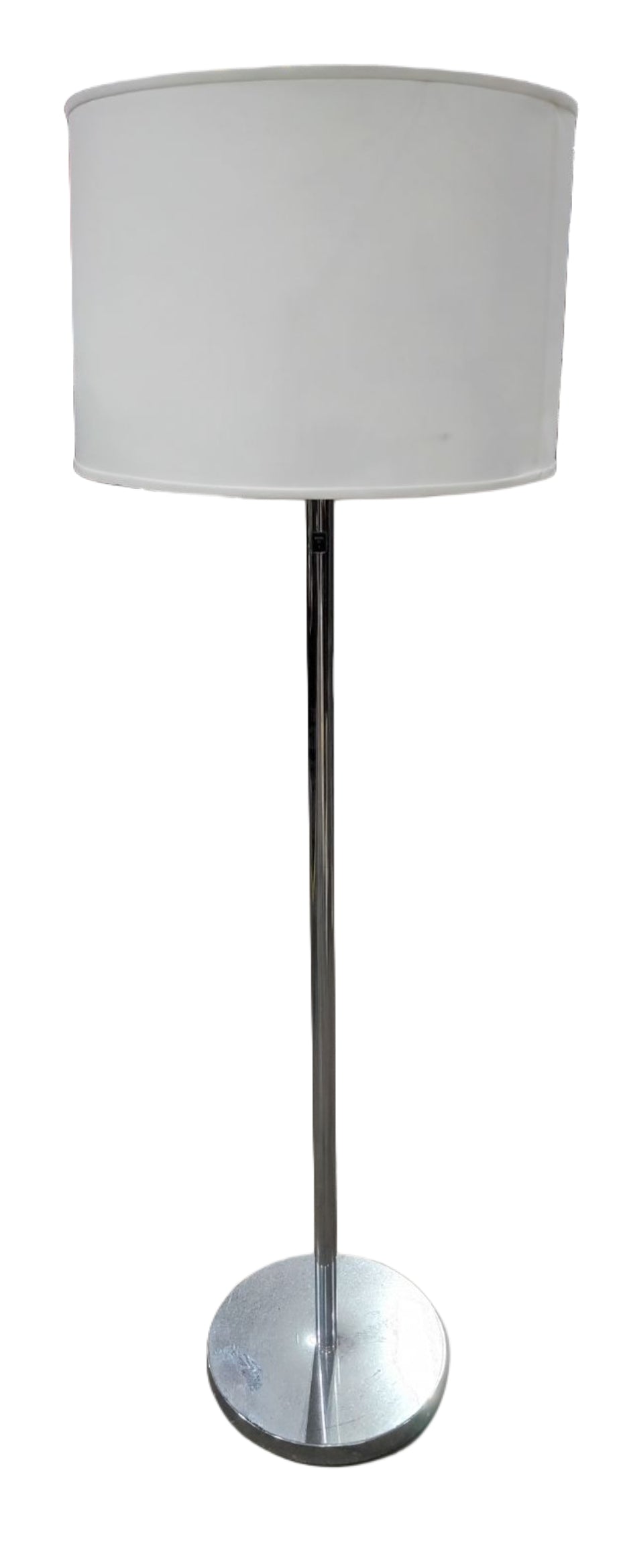 Silver Pole Floor Lamp