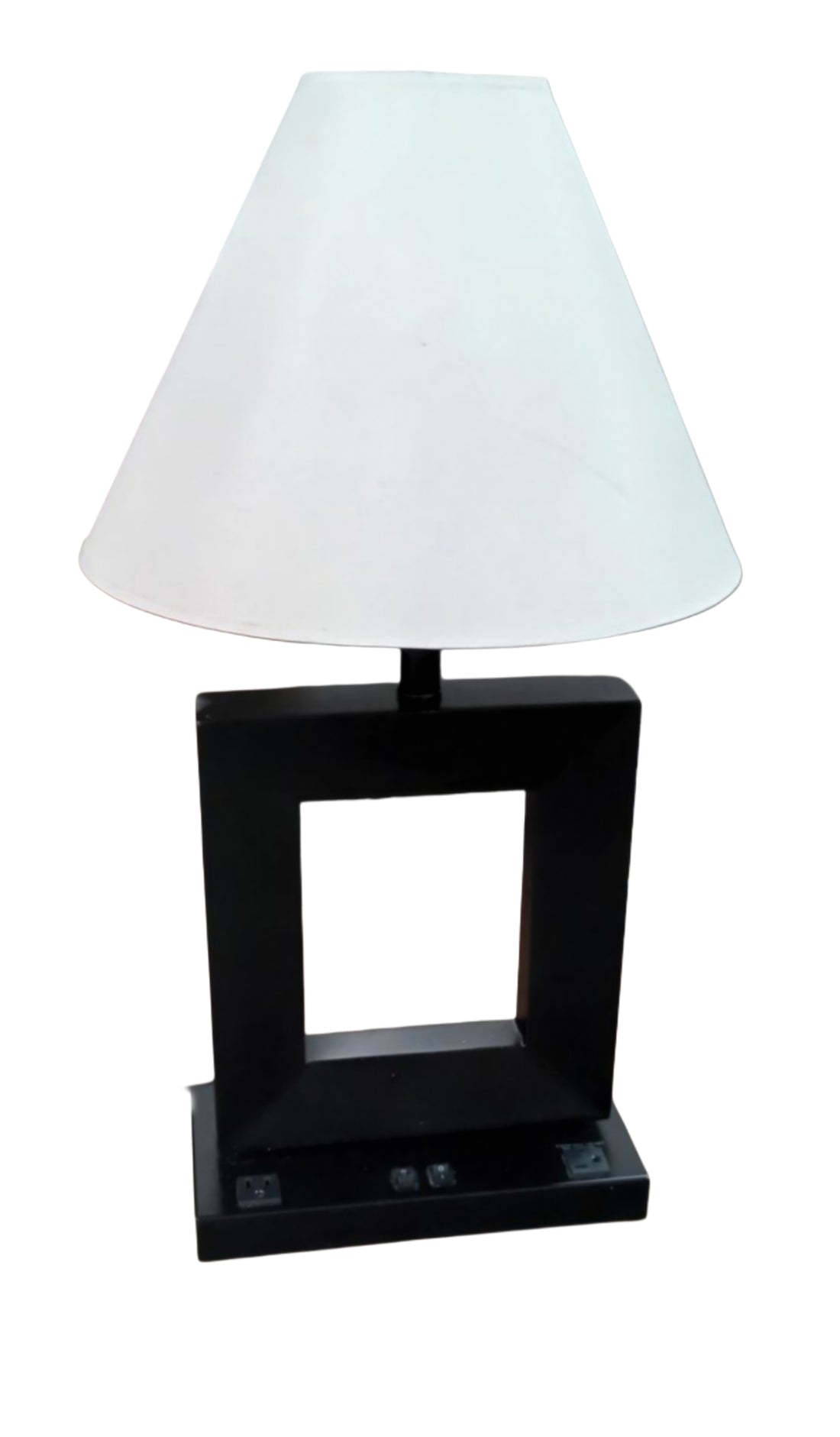 Black Square Lamp