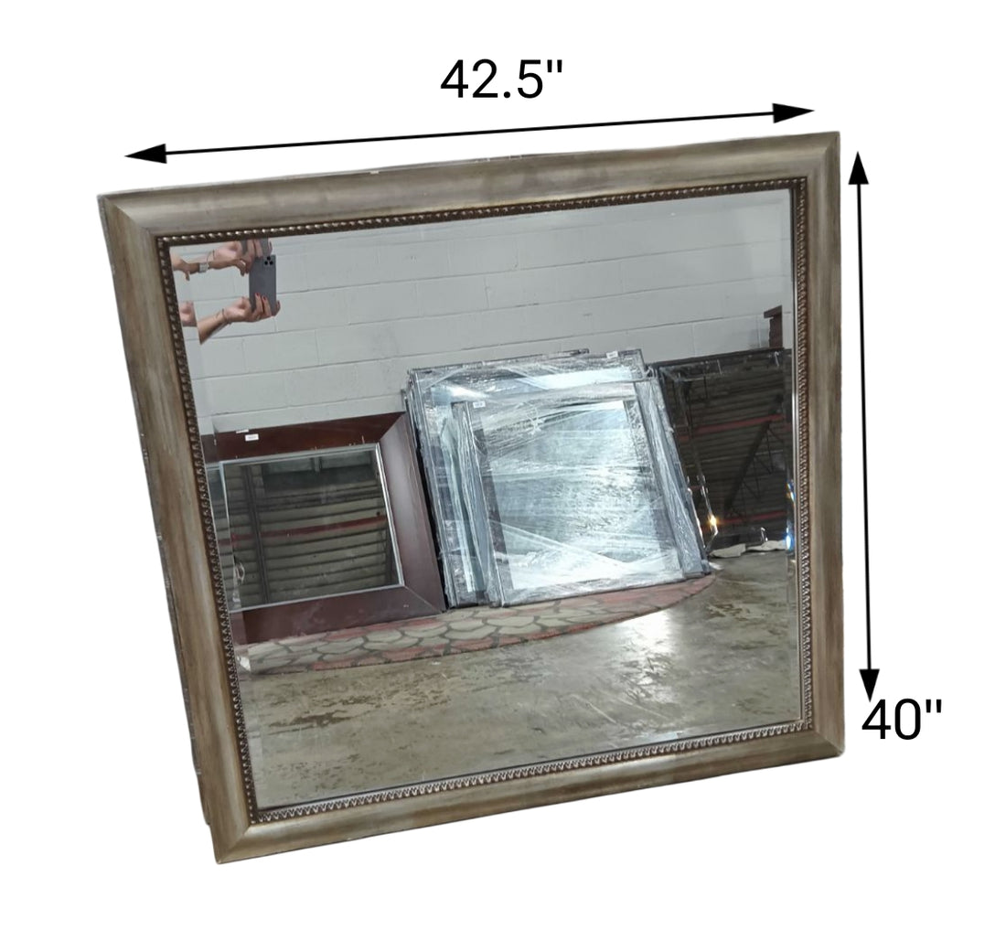 42.5 X 40 Mirror With Metallic Finish