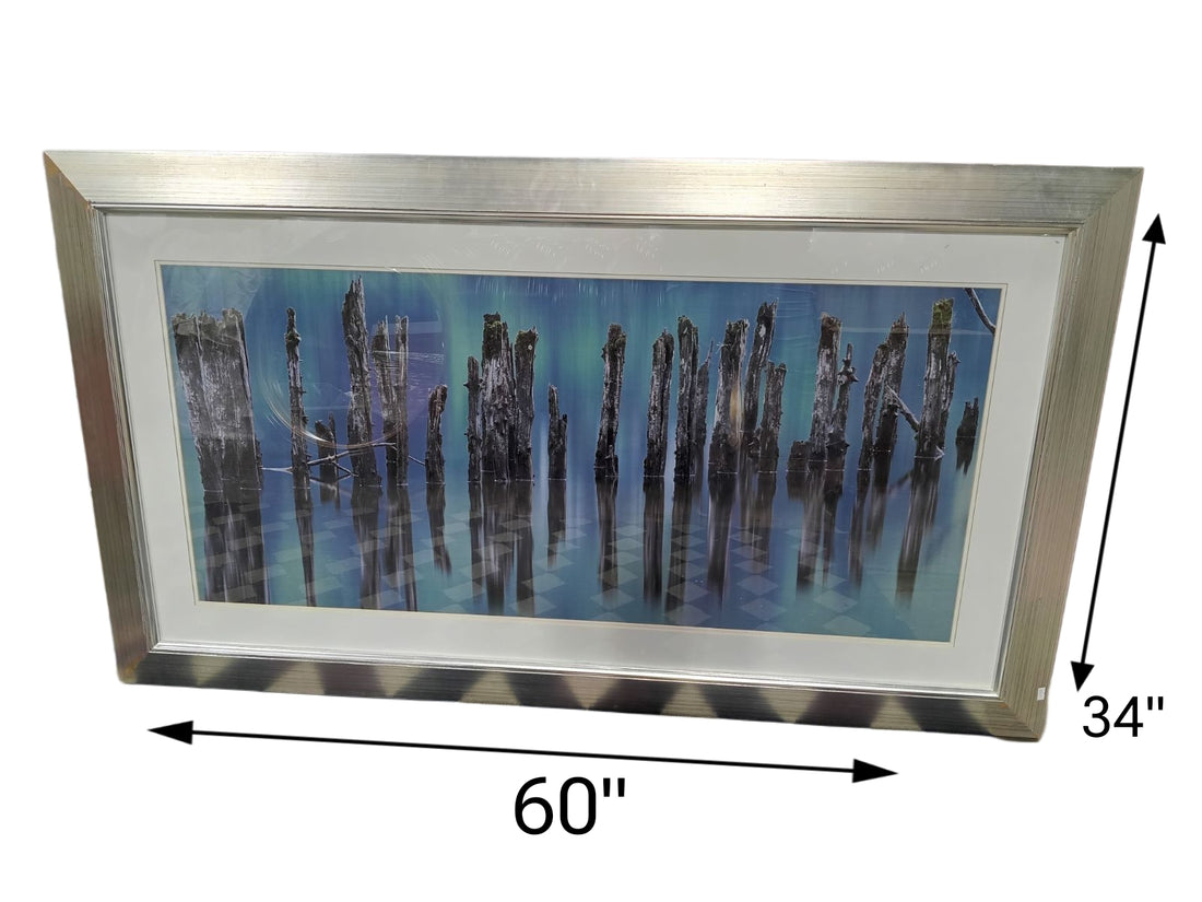 60 X 34 Blue Stump Art