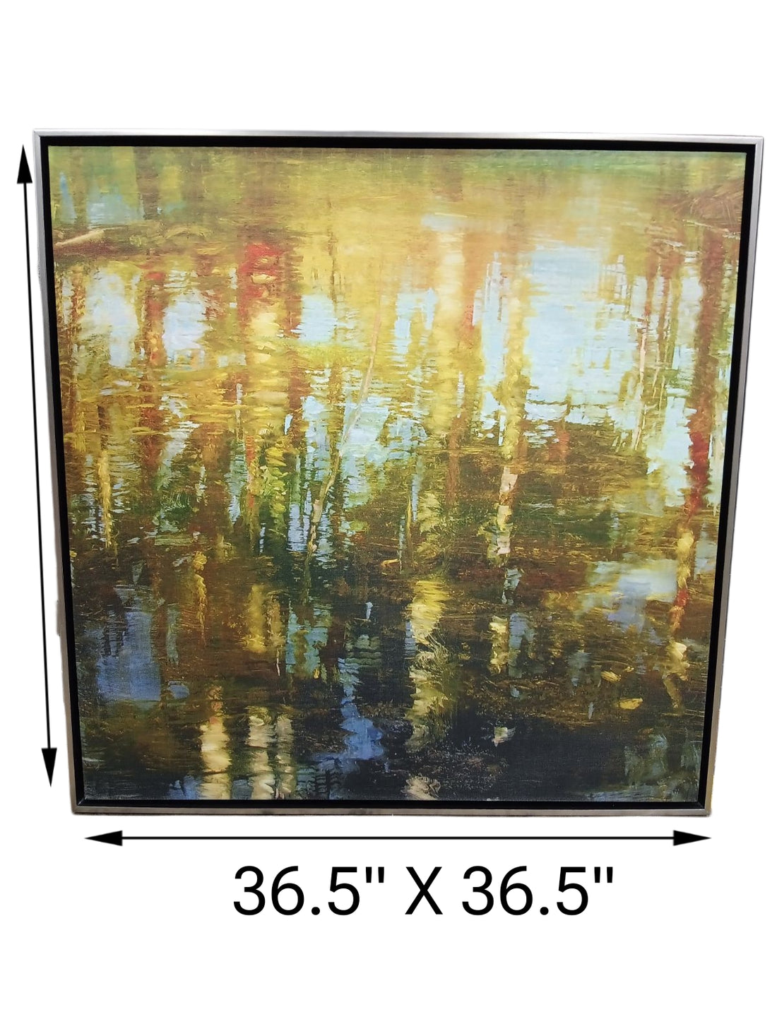 36.5 X 36.5 Golden Swamp Canvas