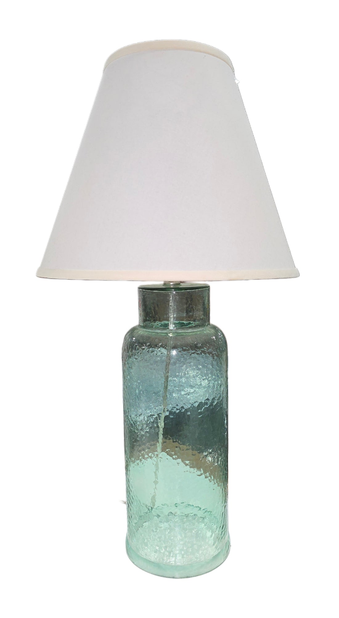 Sea Green Glass Lamp