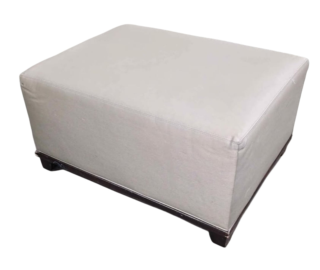 Grey/Beige Ottoman