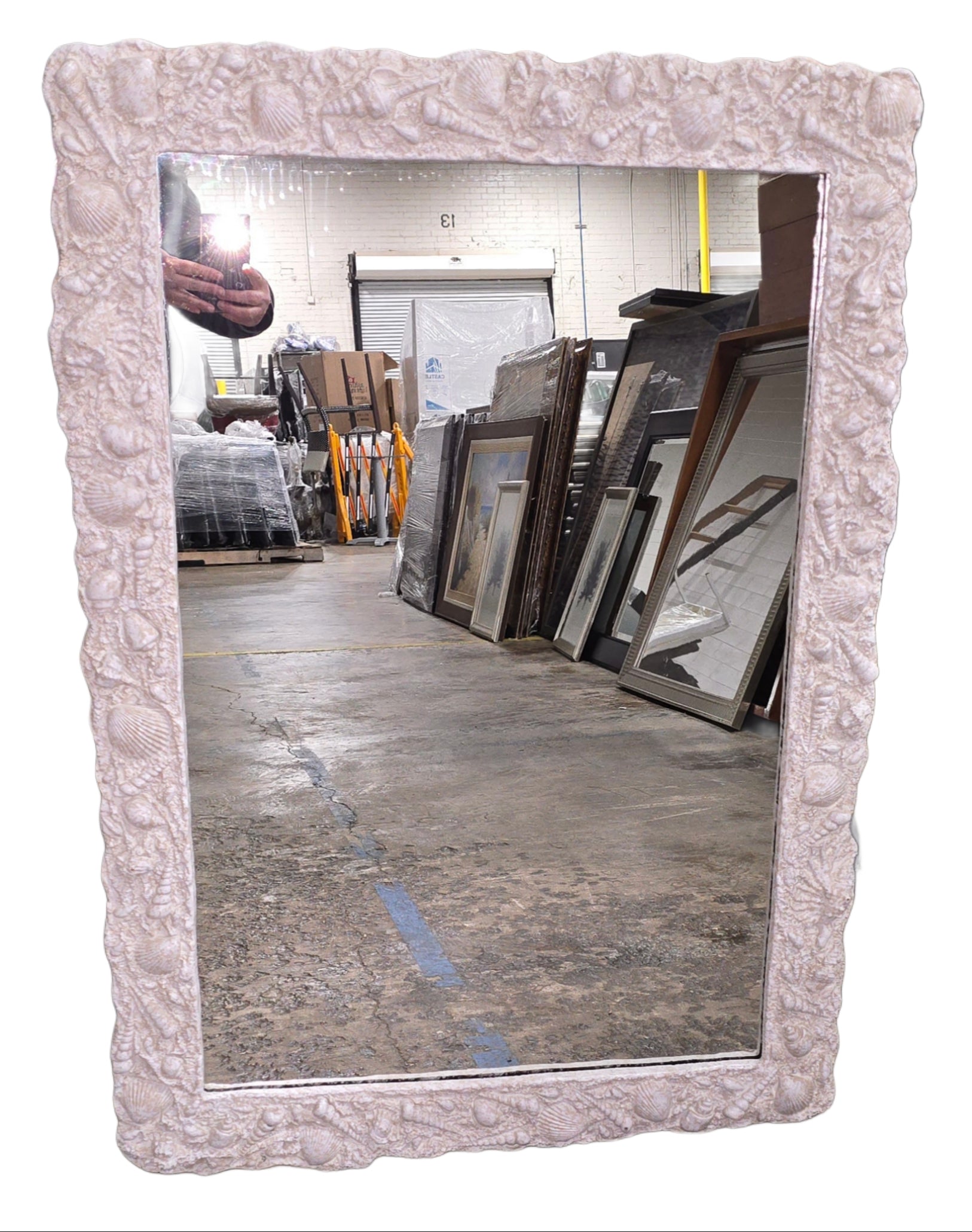 29&quot; X 41&quot; Shell Mirror