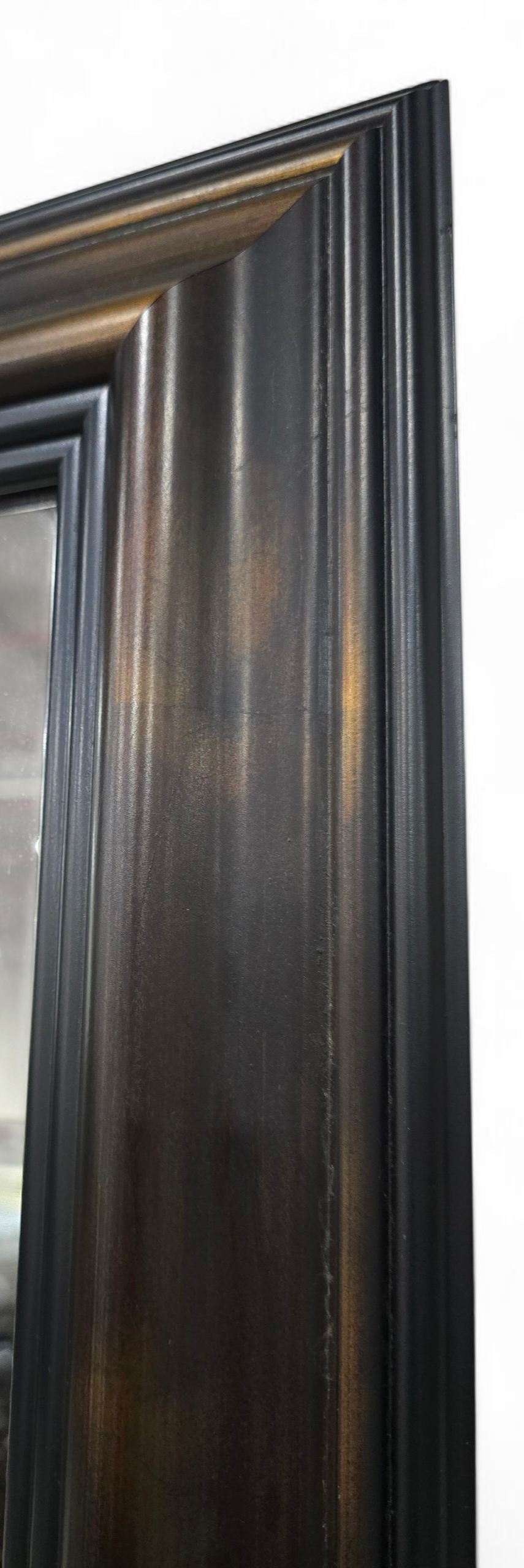 SHL dressing mirror frame detail dark brown and gold finish, used and in great condition