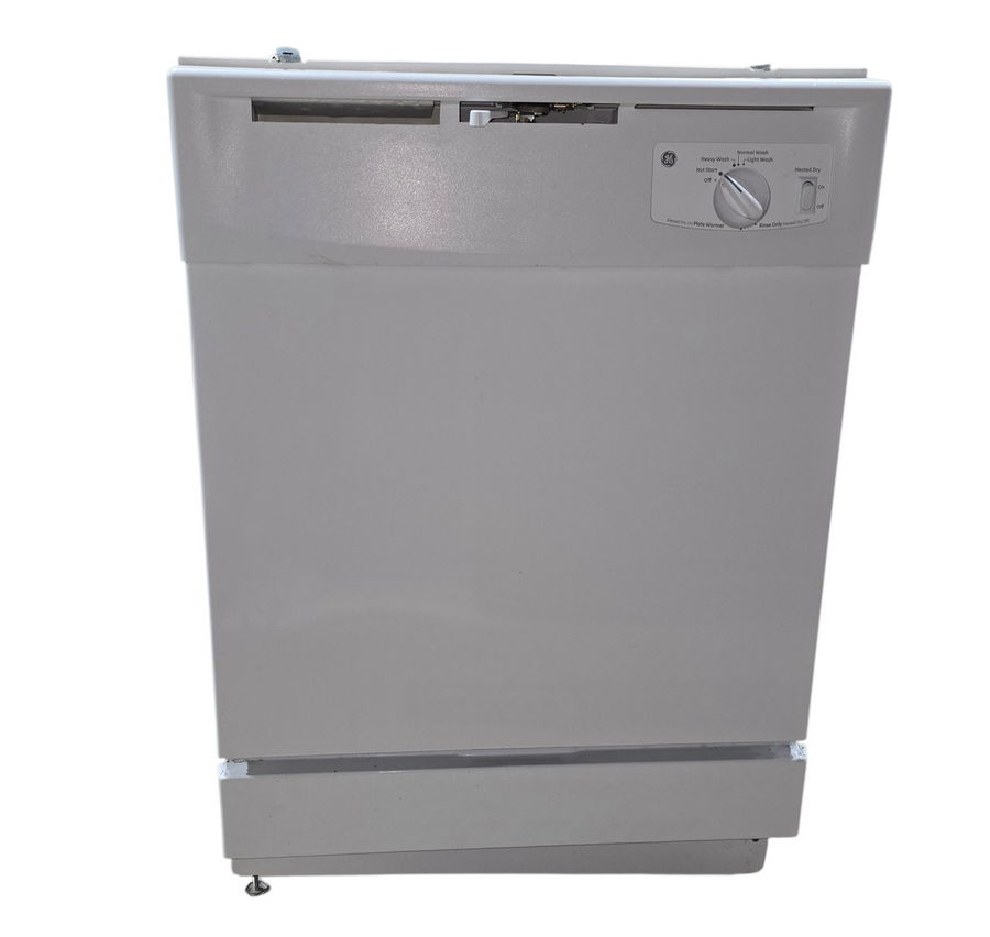 GE 24" White Dishwasher