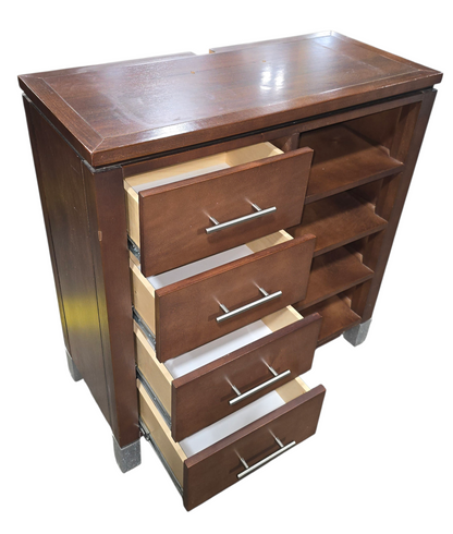 Close-up of drawer detail on JTB 4 drawer dresser