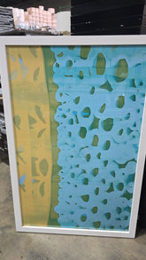 Abstract wall art used in good condition