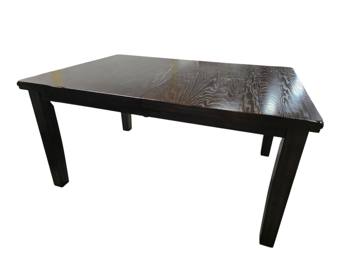 Convertible dining table in dark wood finish 60 x 40 used in nice condition