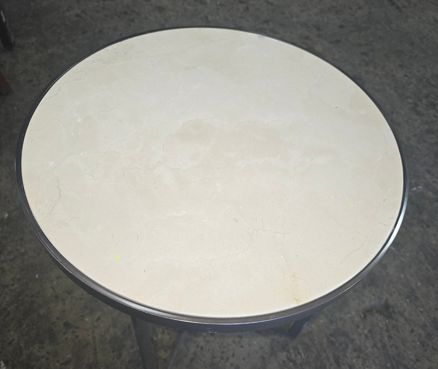 Close-up of cream granite tabletop detail