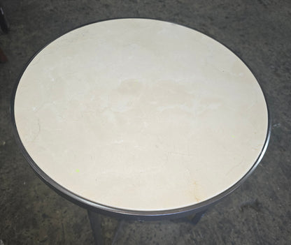 Close-up of cream granite tabletop detail